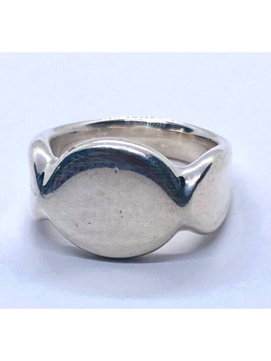 Tiffany & Co. Jewelry - Tiffany & Co Silver Peretti Spain Signet Band Size 6.75 Retired